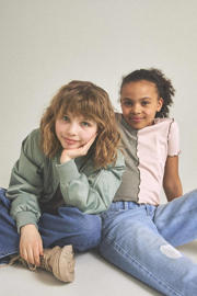 thumbnail: NAME IT KIDS wide leg jeans NKFROSE dark blue denim