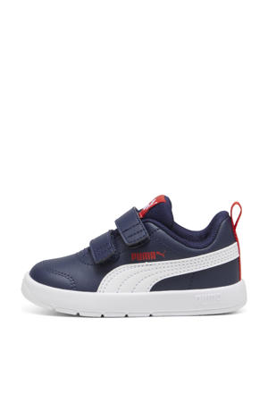 Courtflex V3 sneakers donkerblauw/wit/rood