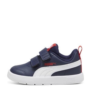 Courtflex V3 V sneakers donkerblauw/wit/rood