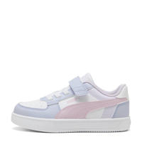thumbnail: Lichtblauwe jongens en meisjes Puma Caven 2.0 Block AC+ PS sneakers van imitatieleer met elastische veter- met klittenbandsluiting