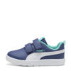 Blauw/wit/aqua