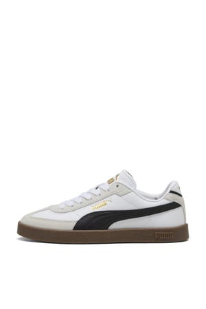 Club II Era leren sneakers wit/zwart