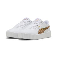 thumbnail: Puma Carina 3.0 Animal sneakers wit/zand/zwart