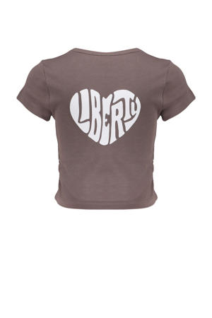 T-shirt bruin