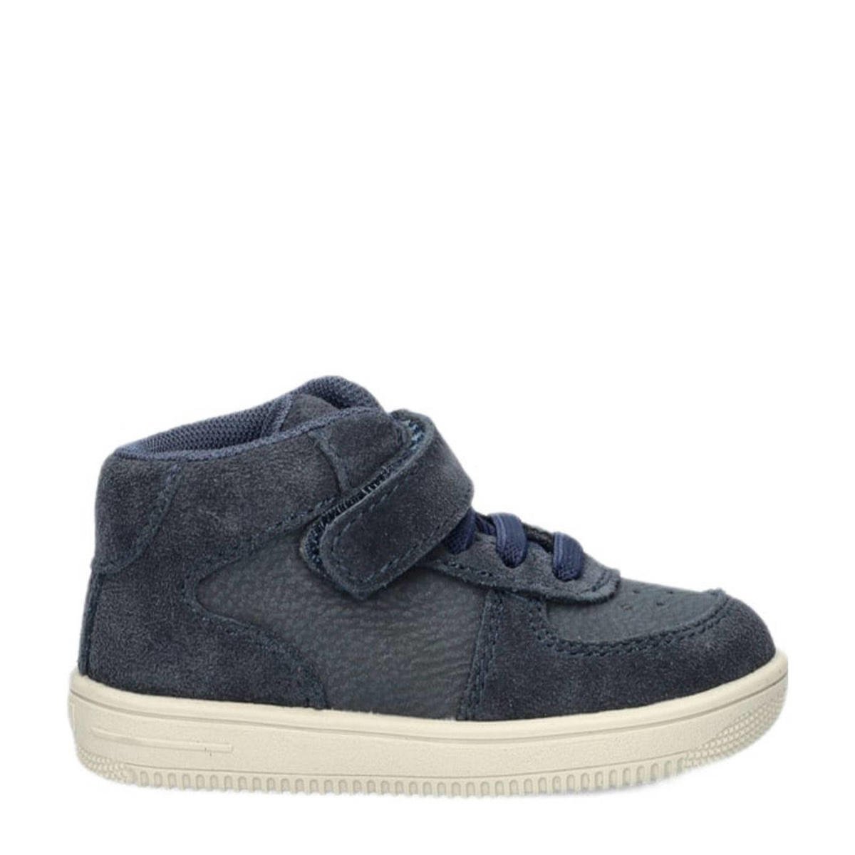 Nelson Kids suède sneakers donkerblauw
