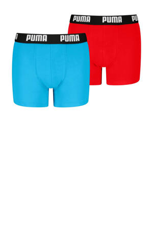   boxershorts - set van 2 lichtblauw/rood