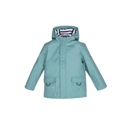Igor regenjas Euri turquoise Blauw Jongens/Meisjes Polyester Capuchon Effen - maat 128 afbeelding