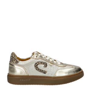 Fuerza  leren sneakers goud