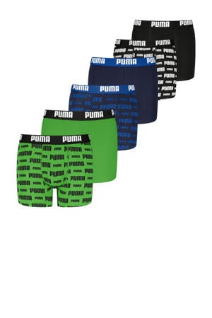 boxershorts - groen/blauw/zwart (set van 6)