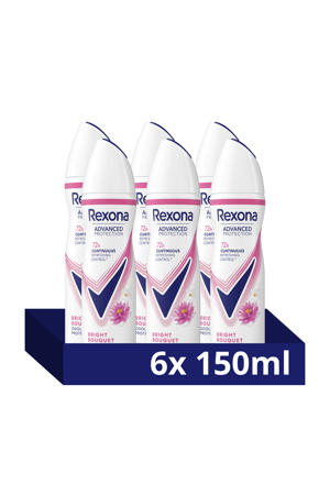 Bright Bouquet anti-transpirant spray - 6 x 150 ml