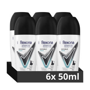 Invisible Aqua anti-transpirant roller - 6 x 50 ml