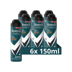 Invisible anti-transpirant deodorant spray - 6 x 150 ml