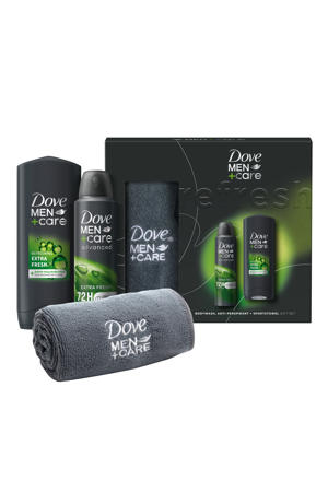 geschenkset Extra Fresh - douchegel + deodorant + sporthanddoek