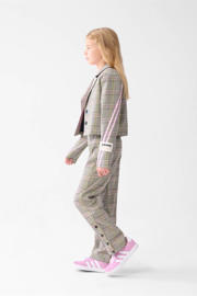 thumbnail: Shoeby geruite blazer ecru/zwart/geel