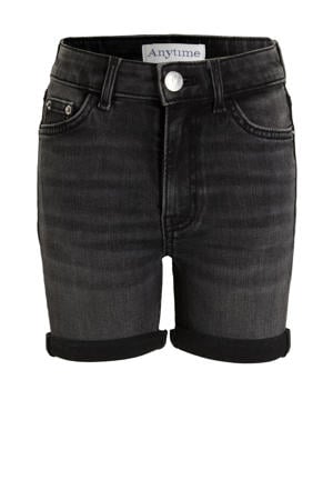 denim short grijs