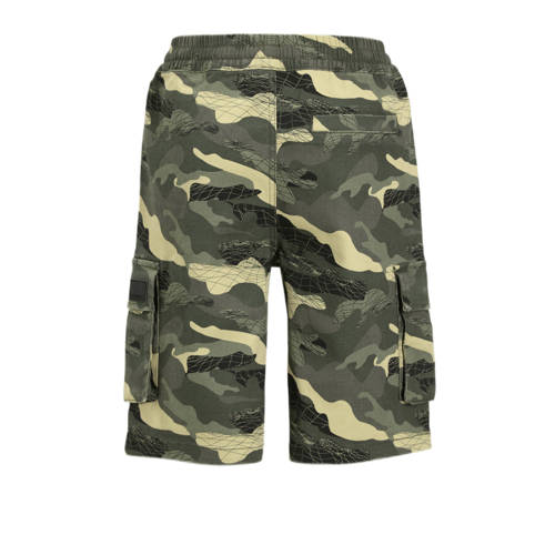 Coolcat cargo short Jaxx camo Korte broek Groen Jongens Katoen Camouflage