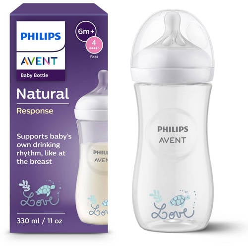 Philips AVENT Natural Response Babyfles - 330 ml - SCY906/11 afbeelding