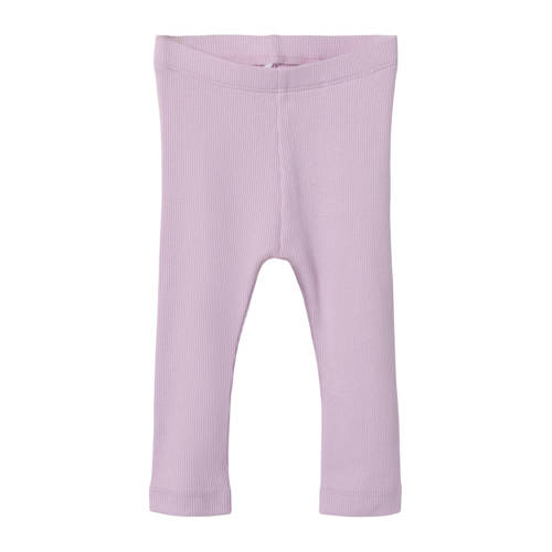 NAME IT BABY baby legging NBNKAB licht lila Paars Jongens/Meisjes Katoen - maat 86 afbeelding
