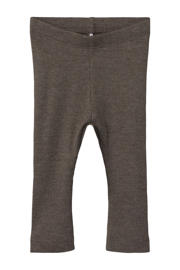 thumbnail: Grijze NAME IT BABY baby legging van katoen met skinny fit, regular waist, elastische inzet en melée print