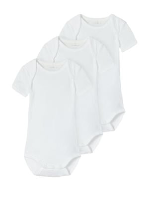 romper NBNBODY - wit (set van 3)