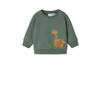 NAME IT BABY sweater donkergroen