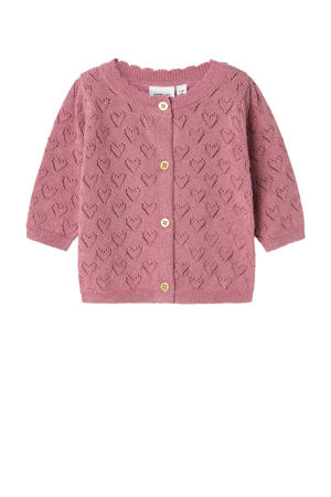 fijn gebreide trui roze