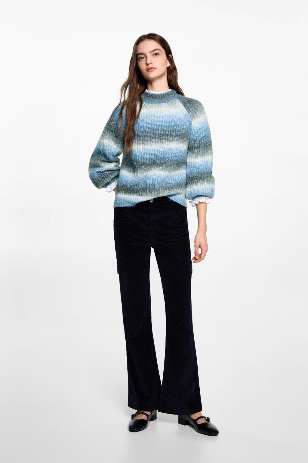 Dokotoo Trui dames V-hals lange mouwen lichte gebreide trui herfst casual bovenstuk trui tops met knoop S-XXL, blauw, M Dokotoo Trui dames V-hals lange mouwen lichte gebreide trui herfst casual bovenstuk trui tops met knoop S-XXL, blauw, M