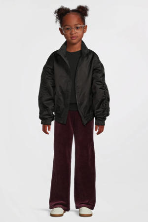 oversized bomberjacket zwart