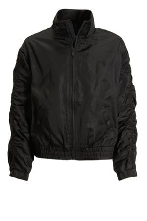 oversized bomberjacket zwart