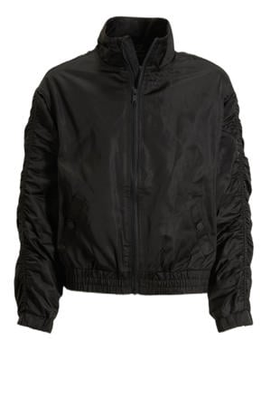 oversized bomberjacket zwart