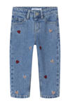 Medium Blue Denim-Heart Smile