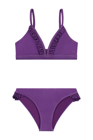 bikini met ruches Blake paars