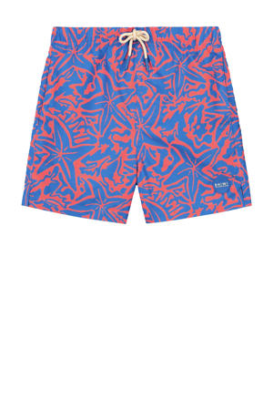 zwemshort Milo blauw/oranje