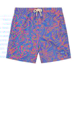 zwemshort Milo blauw/oranje