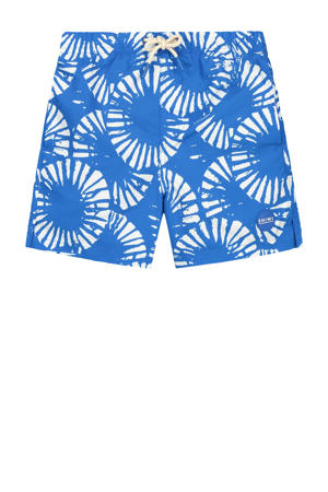 zwemshort Milo blauw/wit