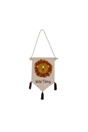 wandhanger Leeuw (40x30 cm)