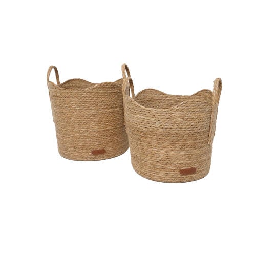 Kidsdepot mand (set van 2) (bruin) Opbergmand | Opbergmand van Kidsdepot afbeelding