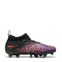 thumbnail: Puma Future 8 Match FG/AG  Junior voetbalschoenen zwart/wit/oranjerood