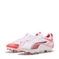 thumbnail: Puma ULTRA 5 MATCH FG/AG  Junior voetbalschoenen wit/zwart/rood