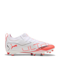 thumbnail: Puma ULTRA 5 MATCH FG/AG  Junior voetbalschoenen wit/zwart/rood