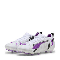 thumbnail: Puma Ultra 5 Match Foverever FG/AG  Junior voetbalschoenenen wit/paars/grijs