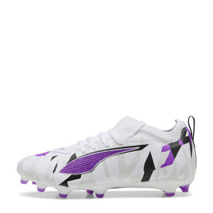 Ultra 5 Match Foverever FG/AG  Junior voetbalschoenenen wit/paars/grijs