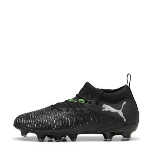Future 8 Match FG/AG  Junior voetbalschoenen zwart/lichtgrijs/groen