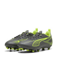 thumbnail: Puma Ultra 5 Play FG/AG  junior voetbalschoenen zwart/geel/zilver