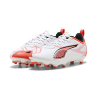 thumbnail: Puma Ultra 5 Play FG/AG  Junior voetbalschoenen wit/zwart/rood
