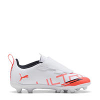 thumbnail: Puma Ultraq 5 Play V FG/AG RB Jr  Junior voetbalschoenen wit/zwart/rood