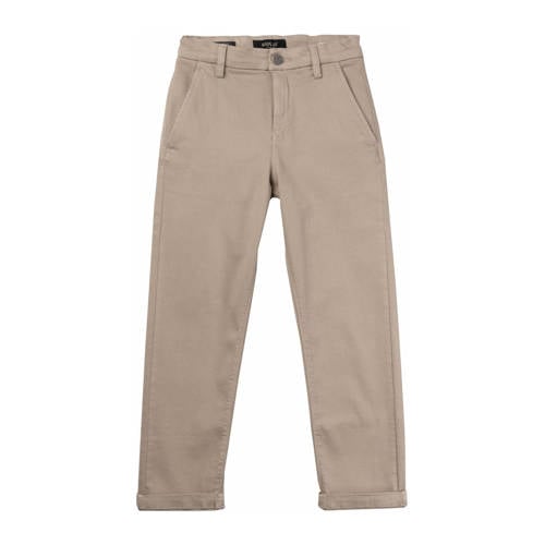 REPLAY casual broek beige Jongens Stretchkatoen Effen - maat 128 afbeelding