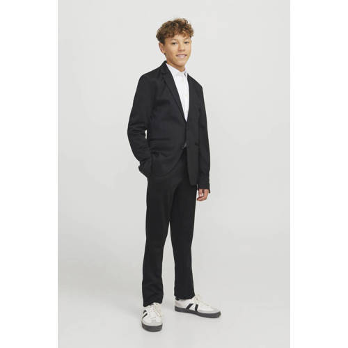 JACK & JONES JUNIOR kostuum JJEJAXON zwart Jongens Polyester Reverskraag - maat 164 afbeelding