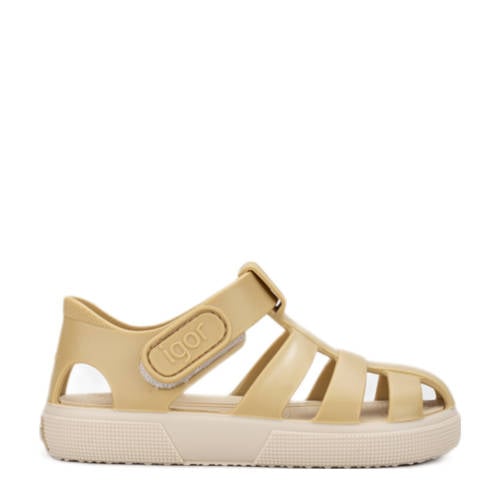 Igor waterschoenen beige Jongens/Meisjes Rubber Effen