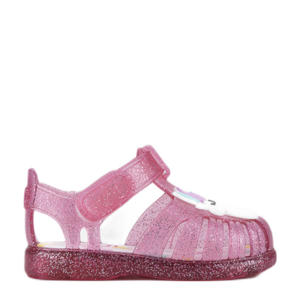   waterschoenen roze glitter